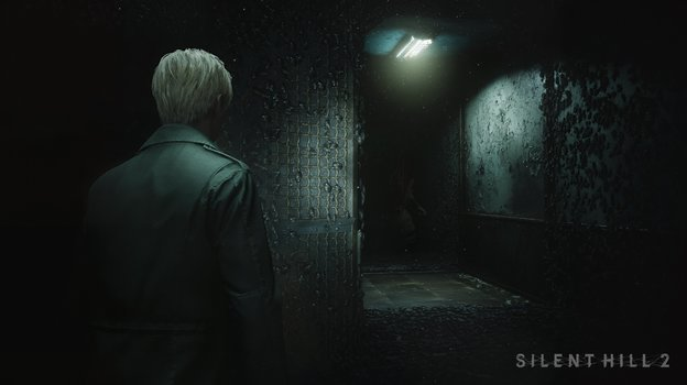 The dark corridor in silent hill